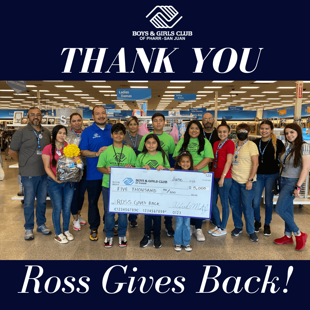 Thank You Ross Gives Back!