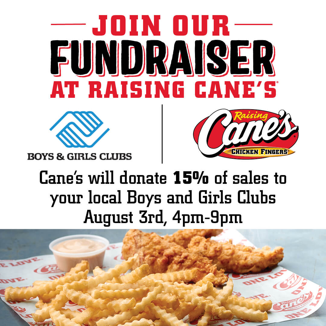 Raising Cane’s to hold Fundraiser for Boys & Girls Clubs across all Rio ...